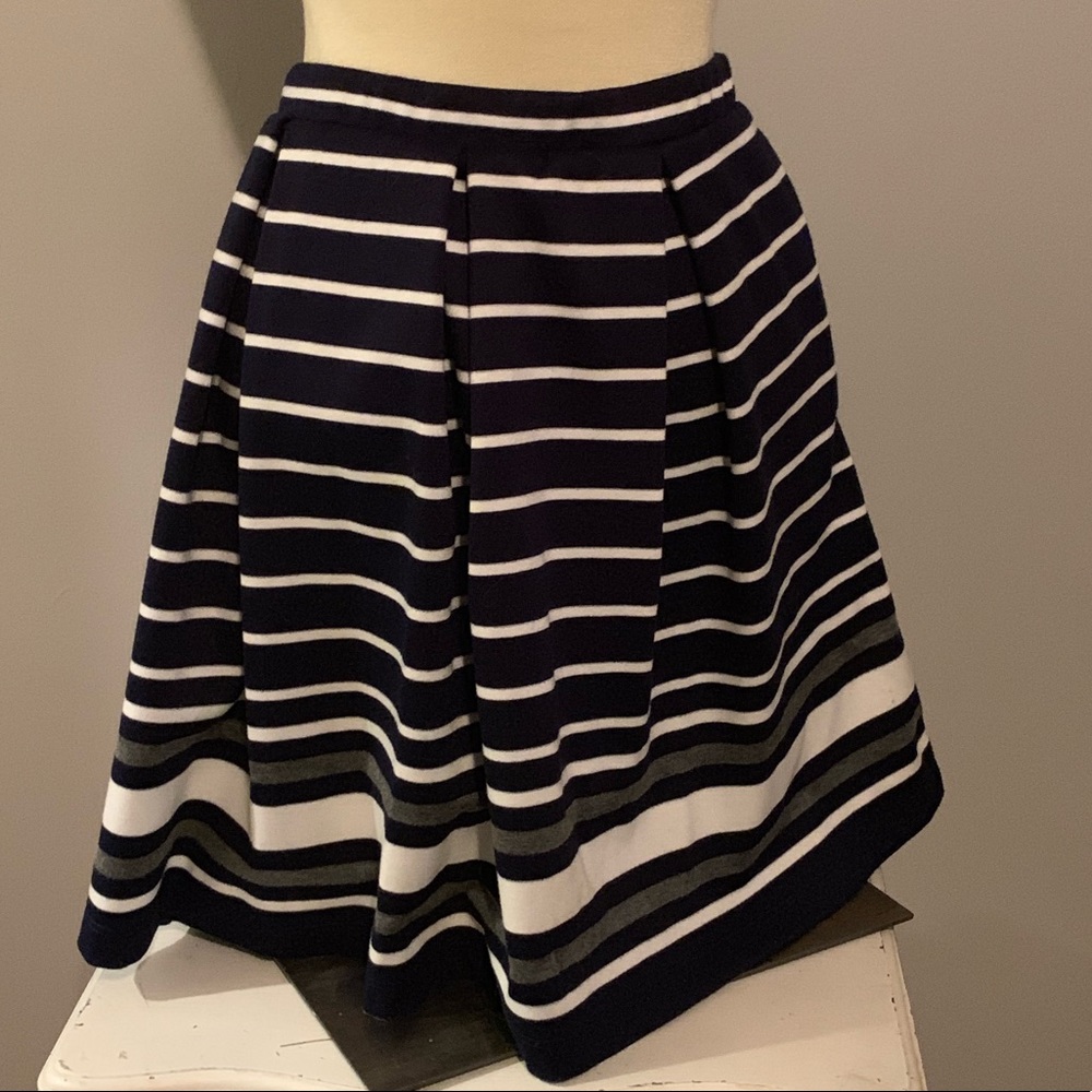 Max Studio Striped Skirt